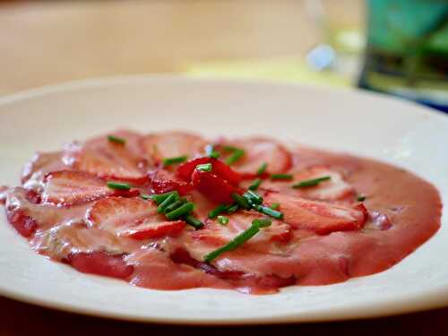 [Rendez-vous entre amis!] 🐟 Carpaccio de thon frais ou quand le thon ramène sa fraise! - Les Gourmands disent ...