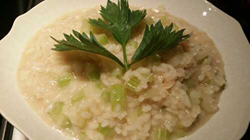 🇮🇹 Risotto au céleri branche. - Les Gourmands disent ...