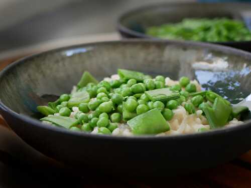 [Risotto mania] 🇮🇹 Risotto aux pois. - Les Gourmands disent ...
