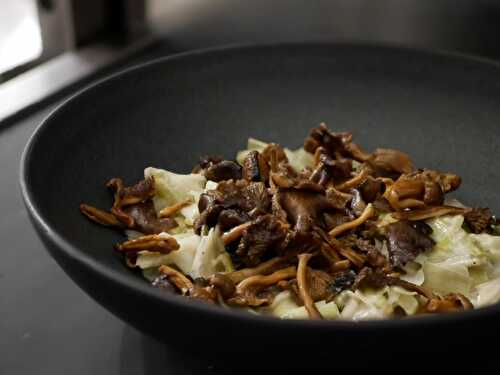 [Sans poisson, ni viande!] 🍄 Fondue de poireaux. Poêlée de chanterelles. - Les Gourmands disent ...