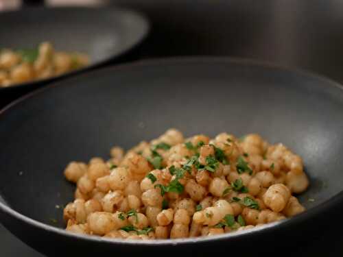 [Simplement...] 🐓 Crosnes au jus de volaille. - Les Gourmands disent ...