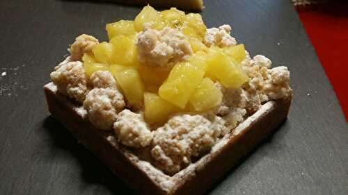 Tarte coco ananas. Adrien Bachelier - La Gâterie (Vienne). "MMMM" - Les Gourmands disent ...