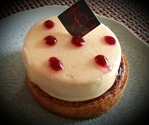 🍰 Tartelette marron avec compotée cassis violette - Adrien Bachelier - La Gâterie (Vienne) "MMM". - Les Gourmands disent ...