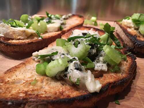 [Tartines] Roquefort et céleri. - Les Gourmands disent ...