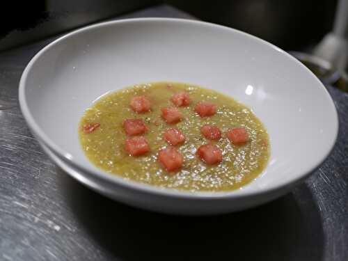 [Une idée en passant...] 🍅 Gaspacho de tomates vertes. - Les Gourmands disent ...