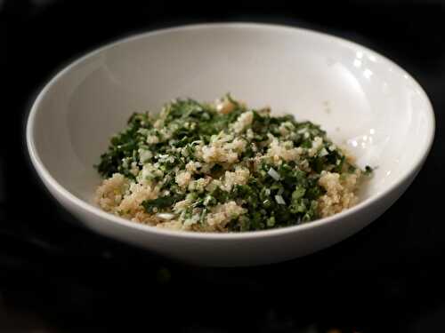 [Vite fait, bien fait!][Inspiration Emmanuel Renaut] 🕧 Quinoa aux câpres et persil. - Les Gourmands disent ...