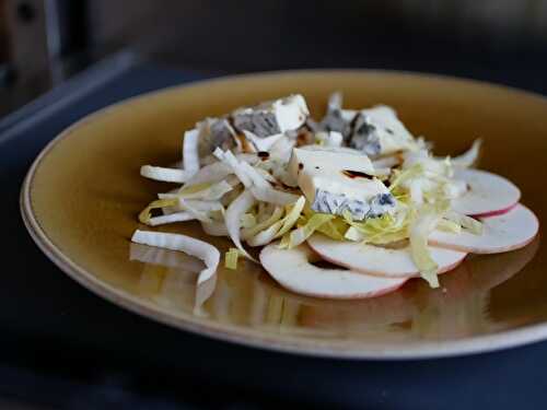 [En mode test…] 🥬🍏🧀 Endive, pomme et Gris du Périgord®.