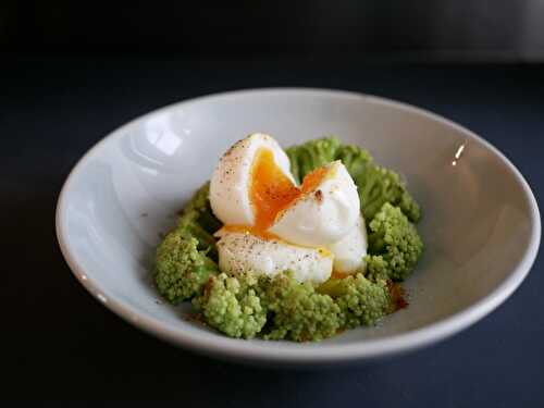 [Veg’trip] 🍀🥚🥦 Chou-fleur et œuf mollet. Pincée de pain d’épices