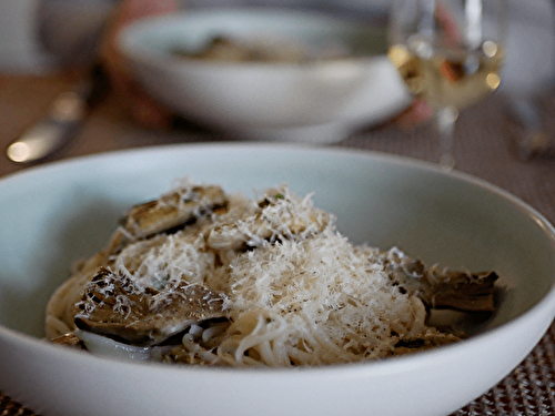 [Place au printemps 🌸!] 🍝 Spaghetti aux petits artichauts. 