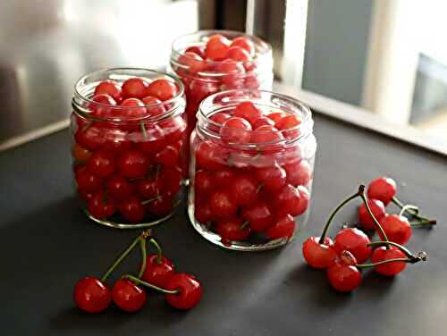 [Le temps des cerises.] 🍒 Pickles de griottes.