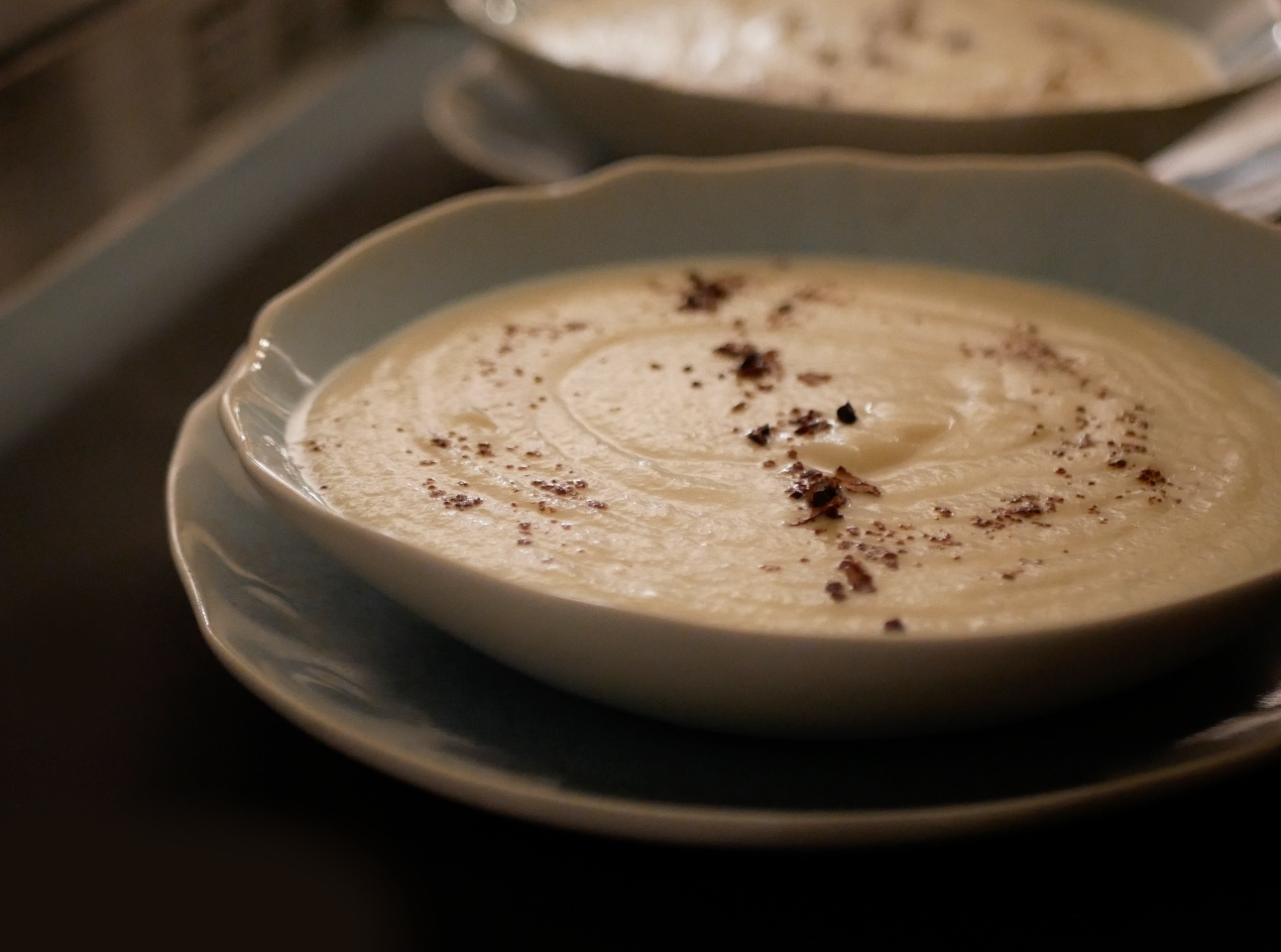 [Souvenirs épicés…] 🍫 Velouté de céleri rave.