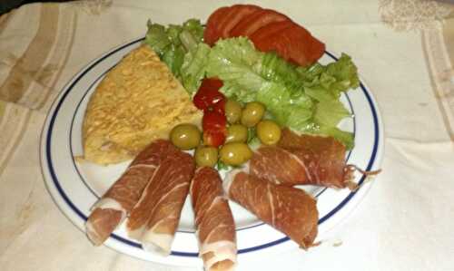 Assiette composée andalouse