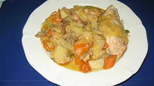 Blanquette de poulet sauce moutarde