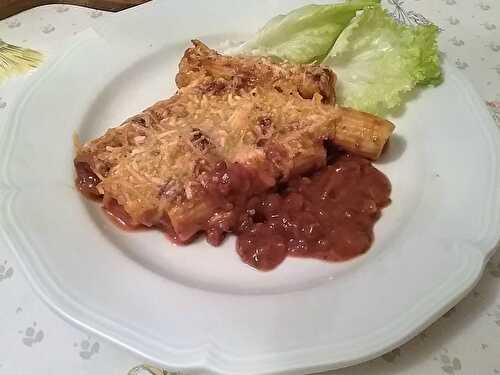 Cannelloni farcis au thon