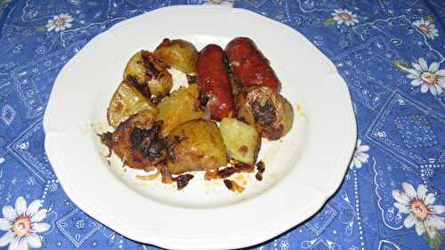 Cassolette de chorizos au vino manchego