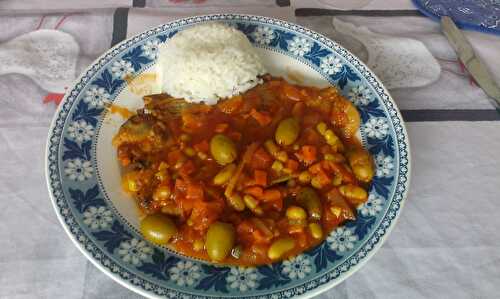 Côtes de porc au coulis de tomates cuisiné