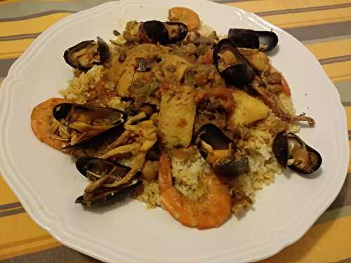 Couscous de poisson et coquillages