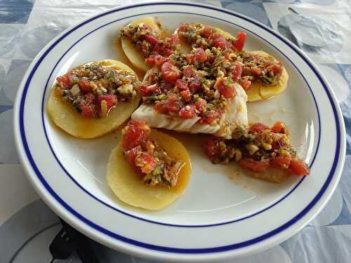 Filets de lieu jaune à la sauce vierge