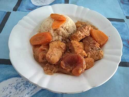 Filets de poissons aux abricots secs en tajine