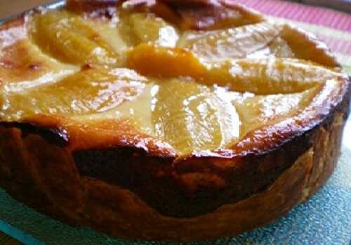 Flan pâtissier à la mangue et au rhum ambré