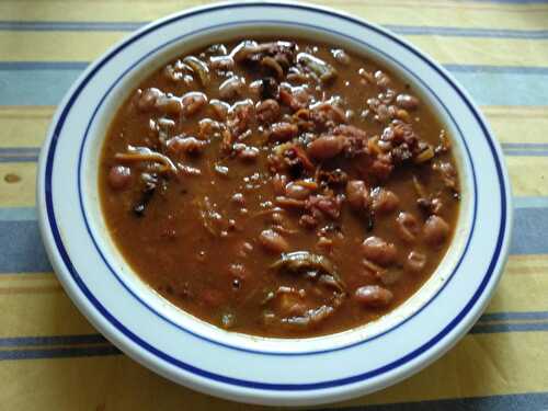 Frijoles con chile comme au Far-West ou chili con carne western