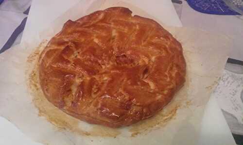 Galette des rois aux pommes et frangipane