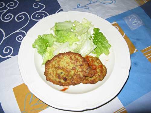 Galettes de légumes aux 2 fromages