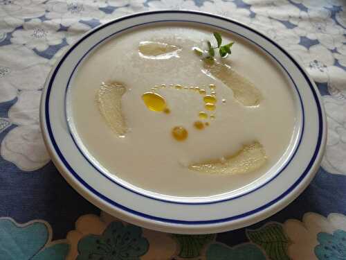 Gazpacho blanc ou Ajoblanco de Benajarafe ou malagueño