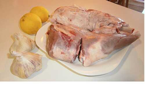 Gigot de chevreau aux herbes