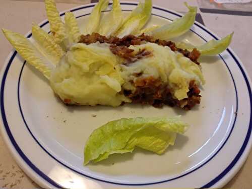 Hachis de boeuf aux légumes façon parmentier