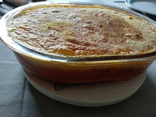 Hachis parmentier de carottes et de pommes de terre au boeuf