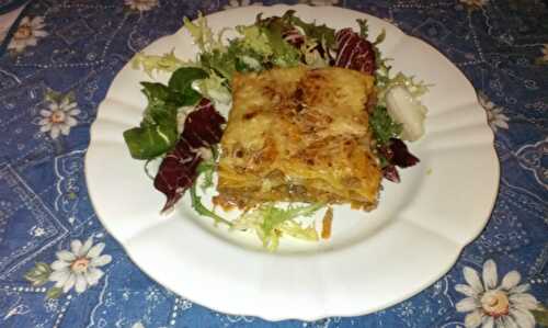 Lasagne de légumes et viande hachée