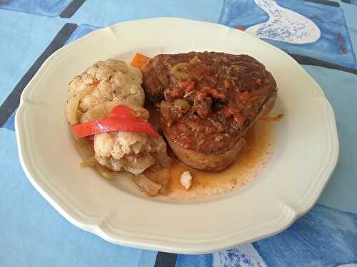 Osso bucco de dinde en sauce à la dominicaine