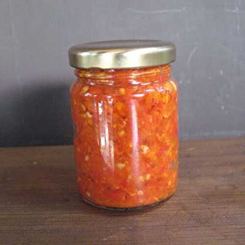 Pâte de piment au combava et gingembre