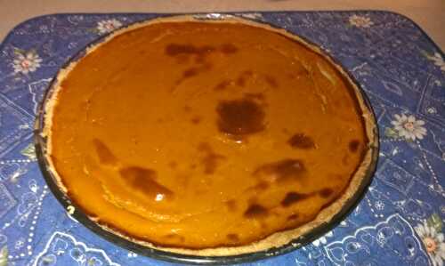 Pumpkin pie ou tarte au potiron ( U.S.A. )