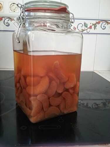 Rhum arrangé aux mandarines - Les marmites de Marphyl