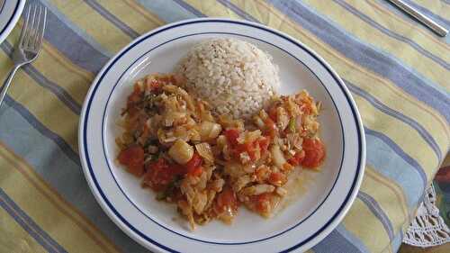 Rougail de morue à la Cotuisana ( Rep. Dominicaine )