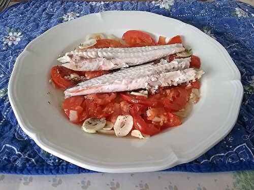 Rougets grondins à la provençale au four