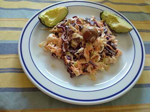 Salade de chou ou Coleslaw revisité