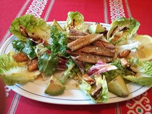 Salade marine de filets de maquereaux aux moules