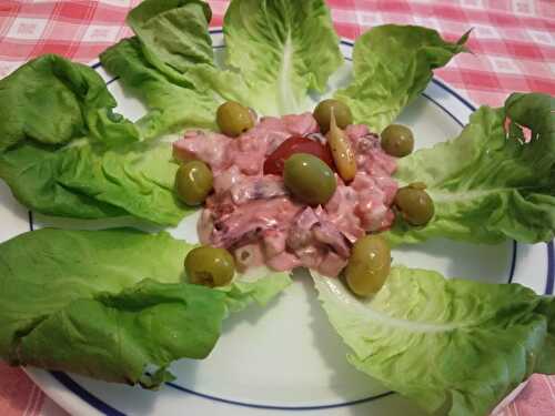Salade russe aux betteraves