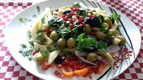 Salade végétarienne aux groseilles