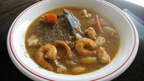 Sancocho de la mer à la dominicaine comme une bouillabaisse