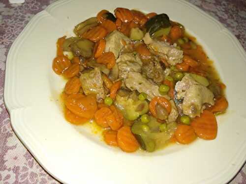 Sauté de veau et légumes à la provençale