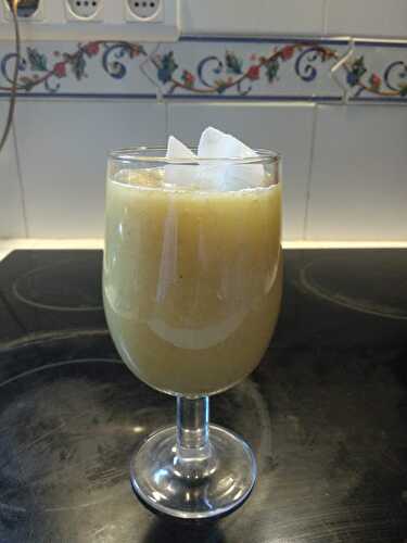 Smoothie de sapote blanche et banane vanillée