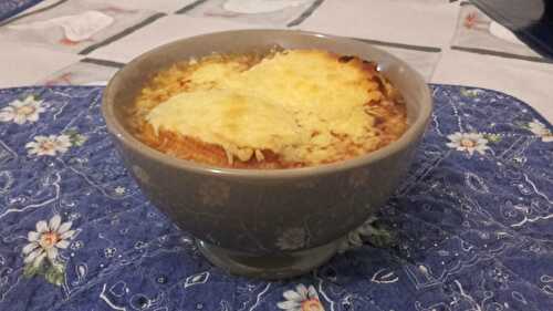 Soupe gratinée à l'oignon