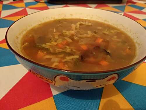 Soupe thailandaise au chou