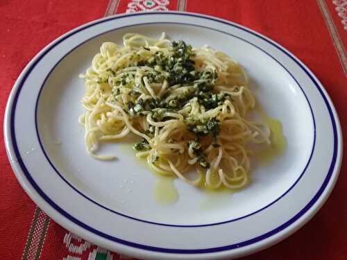 Spaghetti à la sauce gremolata