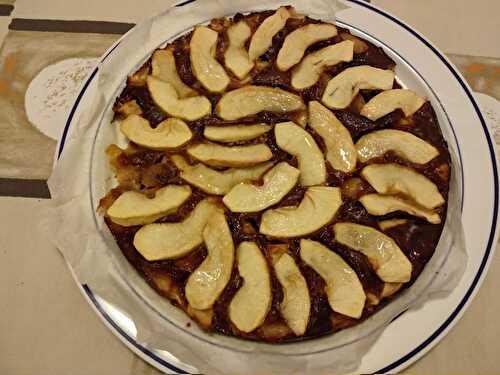 Tarte maxi pommes et caramel au beurre salé