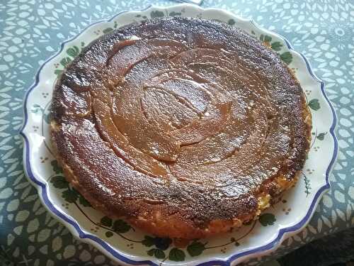 Tarte Tatin aux 2 melons et au caramel salé